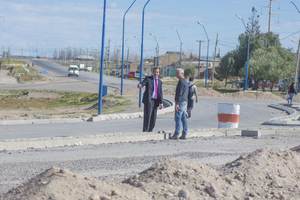 Avanzan a buen ritmo los trabajos en la rotonda de Rosario de Santa Fe ...
